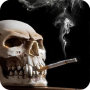 icon Smoking Skull Live Wallpaper per THL T7