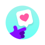 icon Litmatch—Make new friends per Motorola Moto X4
