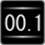 icon Digital clock 0.1 seconds