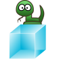 icon 3D Cube Snake per tecno F2