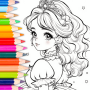 icon Doll Color: Princess Coloring per Samsung Galaxy Tab 2 10.1 P5110