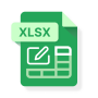 icon Edit XLSX Spreadsheets Reader per LG Stylo 3 Plus