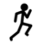 icon Stickman run per Motorola Moto Z2 Play