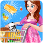 icon Pregnant Mom Food Shopping per BLU Studio Pro