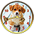 icon Sweet Puppy Analog Clock 2.1