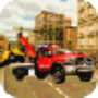 icon Police Car Tow Truck 3D per AllCall A1