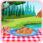 icon Grilled fish cooking games