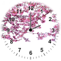 icon Sakura Analog Clock