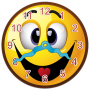 icon Smiley Face Clock Widget
