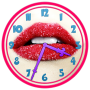 icon Sugar Lips Clock Widget