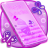 icon Purple Keyboard Girl Theme 1.279.13.87