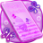 icon Purple Keyboard Girl Theme 1.279.13.89