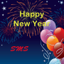 icon Happy New Year 2025 SMS