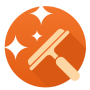 icon Orange Cache Cleaner per LG X Skin