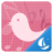 icon Pink Bird Boat Browser Theme 1.2