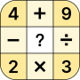 icon Crossmath - Math Puzzle Games per oppo A37
