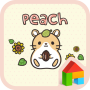 icon peach sunflower